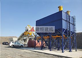 HZS180折疊免基礎(chǔ)攪拌站